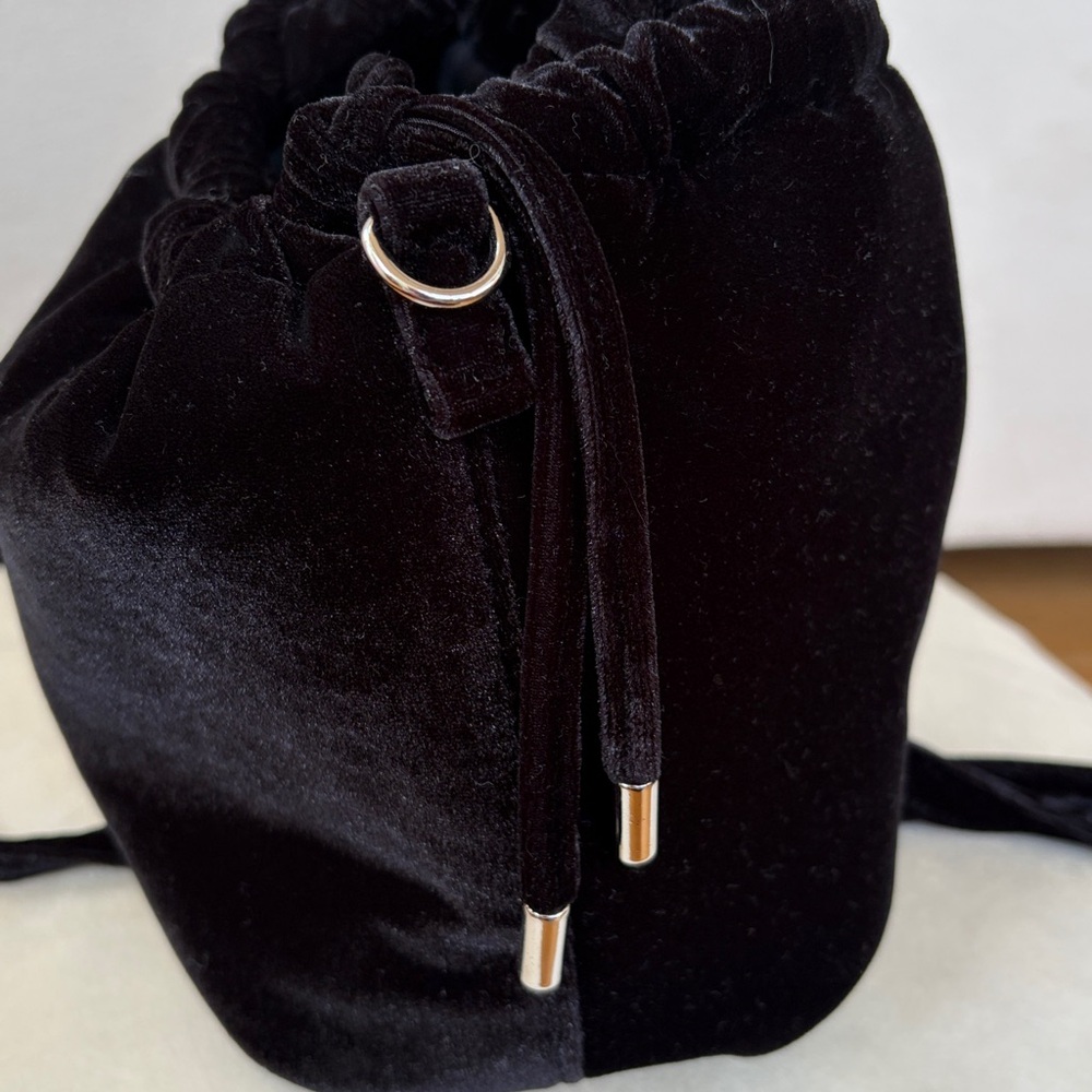 House of Harlow Black Velvet Evening Bag - Picture 7 of 10